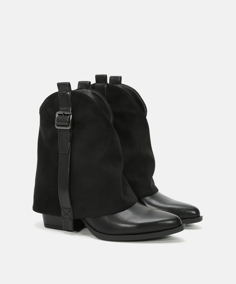 Botines cowboy polaina image number null